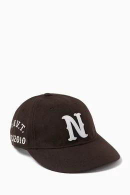 Buy thisisneverthat Brown N Felt Applique Cap For Men Online