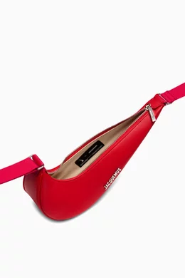 Buy Nike Red x Jacquemus Le Swoosh Shoulder Bag in Leather For 