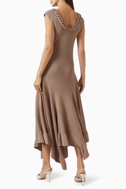 brown handkerchief dress Lataha main image 1