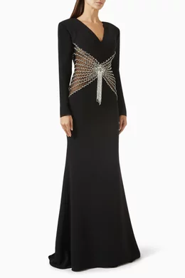 sachin and babi light blue dress Jovani D6025 Dress main image 0