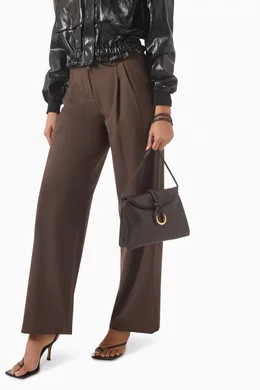 ショルダーバッグ・ポシェット BOTTEGA VENETA DARK BROWN SMALL LIBERTA CROSSBODY BAG Buy Bottega Veneta Brown Small Liberta Crossbody Bag in