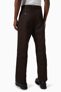 Buy WACKO MARIA Brown x Dickies Pleated Pants in Cotton blend For Men Online Ounass Saudi