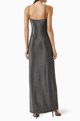Buy Misha Grey Leah Maxi Dress in Metallic Jersey For Women Online
