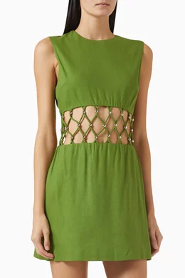 Buy Misha Green Ellie Mini Dress in Jersey For Women Online | Ounass Saudi