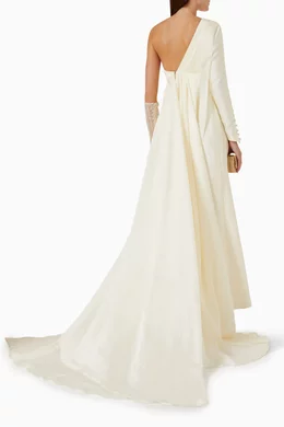 green emerald velvet dress Ella White Off Shoulder Formal Dress - 8 main image 1