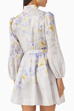 zimmermann crush buttoned mini dress Zimmermann Crush Buttoned Mini Dress