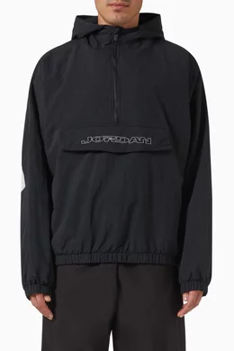 Buy Jordan Black MVP Hooded Jacket in Nylon For Men Online Ounass Saudi