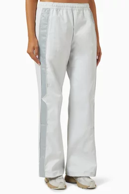 Buy Nike Grey Wide leg Pants in Nylon For Women Online Ounass Saudi