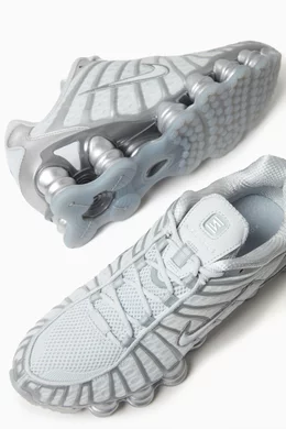 Buy Nike Silver Shox TL Sneakers in Mesh For Women Online | Ounass 