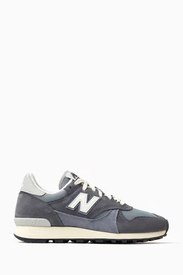 Buy New Balance Blue 475 Sneakers in Mesh Suede For Men Online Ounass Saudi