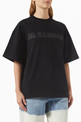 【送料&関税込】Jil Sander Oversized Logo T-shirt Jil Sander Oversized Logo T-Shirt | Liberty