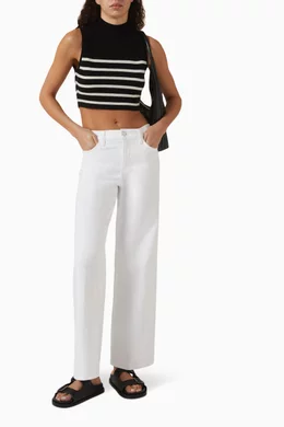 Cashmere crop mockneck discount