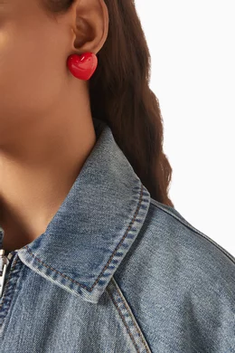 Buy Kate Spade New York Red Heart You Statement Stud Earrings For