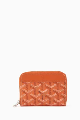 Goyard Matignon Mini Wallet Orange Goyard Matignon Mini Wallet