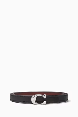 Coach Sculpted Signature Coach Signature Buckle Reversible  display picture 3
