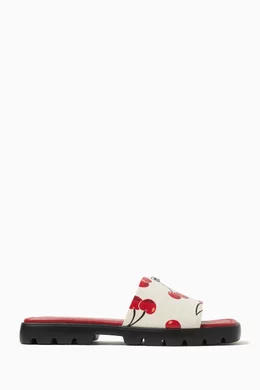 コーチ Florence Sandal With Cherry Print COACH® | Florence Sandal With Cherry Print