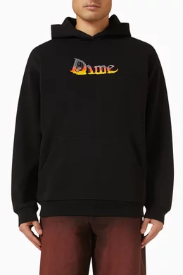 Buy Dime Black Classic Skynet Hoodie in Cotton For Men Online 