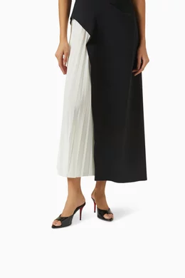Buy Christian Louboutin Black Miss Z 80 Mule Sandals in
