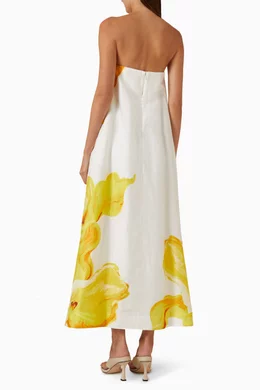 knee length dresses for ladies Acler Online AU Electric Plum Midi Dress, AU10 US6, Cotton Tencel Elastane main image 1