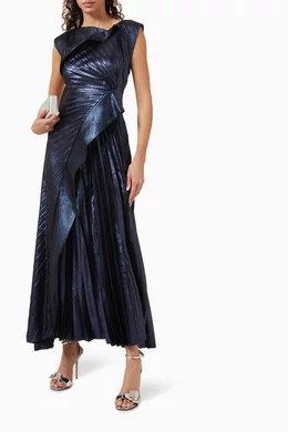 acler blue pleated dress Acler Avonlea Midi Dress Celeste Blue main image 1