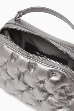 関税送料無料【Maison Margiela】GLAM SLAM TRAPEZOID BAG Maison Margiela Glam Slam Embroidery Trapezoid Tote Bag