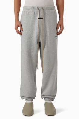 Buy Fear of God Essentials Grey Essential Sweatpants in Fleece For Men Online Ounass Saudi