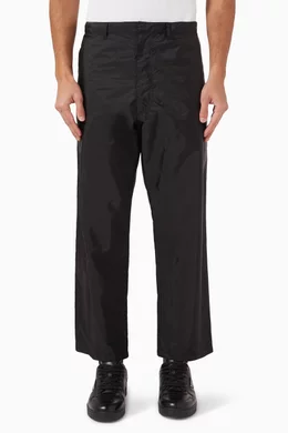 Buy Prada Black Straight-leg Pants in Re-nylon For Men