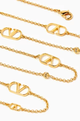 Buy Valentino Garavani Metallic VLOGO Signature Long
