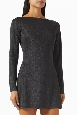 Buy Reformation Black Jaelynn Mini Dress in Knit For Women Online | Ounass  Saudi