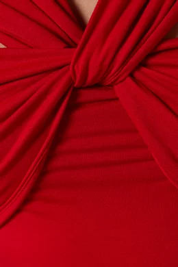 Buy Reformation Red Xena Maxi Dress in Cotton-knit For Women Online |  Ounass Saudi