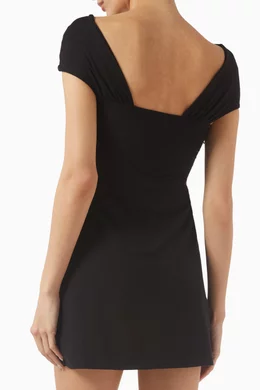 checkered knit midi dress Check Me Out Knit Midi Dress main image 1