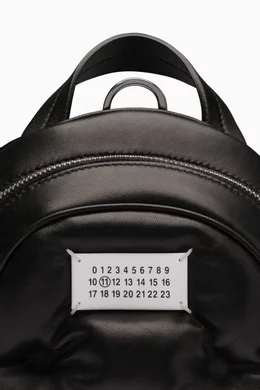 Buy Maison Margiela Black Glam Slam Backpack in Nappa