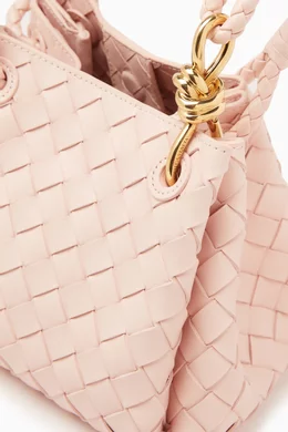 Buy Bottega Veneta Pink Small Parachute Bag in Intrecciato