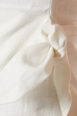 chinese dress ladies Sir. White Tamara Tie Midi Dress