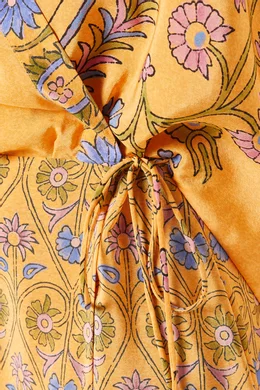 boteh darjeeling silk mini robe dress darjeeling silk robe mini dress  BOTEH