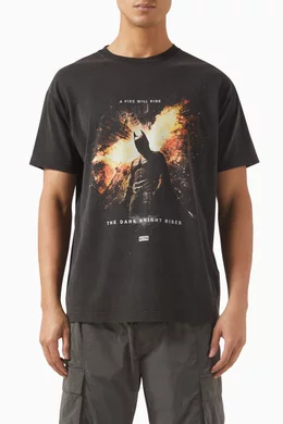 即日発送 KITH THE DARK KNIGHT RISES Tシャツ L KITH x Batman Dark Knight Rises T-shirt | Black | FARFETCH