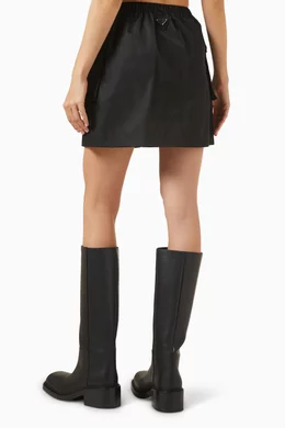 【送料&関税込】Prada Cargo Mini Skirt Buy Prada Black Cargo Mini Skirt in Re-Nylon For Women