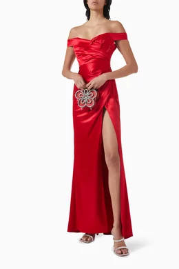 satin dress strapless MAJESTIC BLACK STRAPLESS SILK SATIN MAXI DRESS | CULT MIA