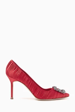 【送料&関税込】Manolo Blahnik Maida 090 Satin Pumps Manolo Blahnik Maida 090 Satin Pumps | italist