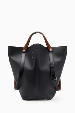 Buy Maison Margiela Black Medium Dress-age Handbag in