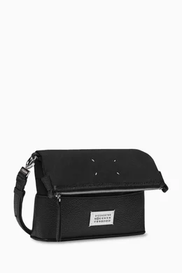 Buy Maison Margiela Black Small 5AC Hobo Bag For UNISEX