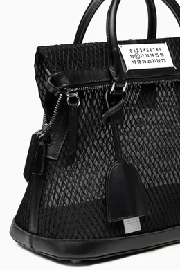 ★人気★【Maison Margiela】MESH SAC CLASSIQUE MINI HANDBAG Maison Margiela Mesh Sac Classique Mini Handbag in Black | Lyst
