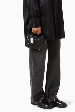Buy Maison Margiela Black Mini Glam Slam Camera Belt Bag in