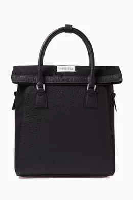 MAISON MINED】24SS☆LEATHER BAG BLACK 25 Small Hobo Tote Bag