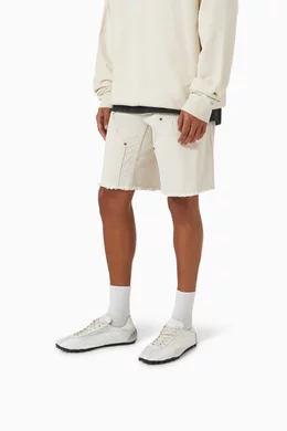 Buy Maison Margiela White Sprinter Sneakers in Cotton-drill