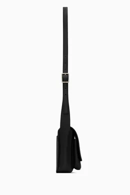 【関税&送料込】Saint Laurent Small Messenger Bag In Smooth Buy SAINT LAURENT Black Small Messenger Bag in Smooth