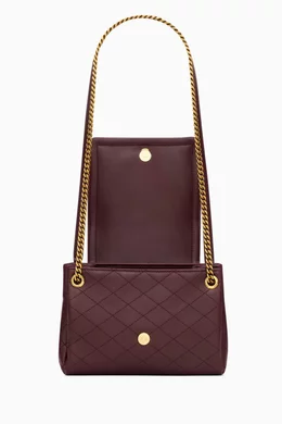 Buy SAINT LAURENT Red Mini Nolita Shoulder Bag in Lambskin