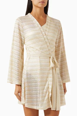 Buy Melissa Odabash Gold Anna Belted Kaftan For Women Online | Ounass Saudi