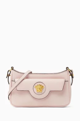 Buy Versace Pink Mini La Medusa Shoulder Bag in Leather For Women