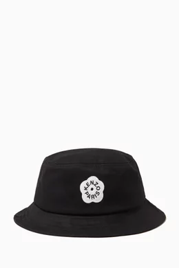 KENZO【送料込】BAUX FLOWER CAP BLACK KENZO ケンゾー ベースボールキャップ BOKE FLOWER FC65AC401F33